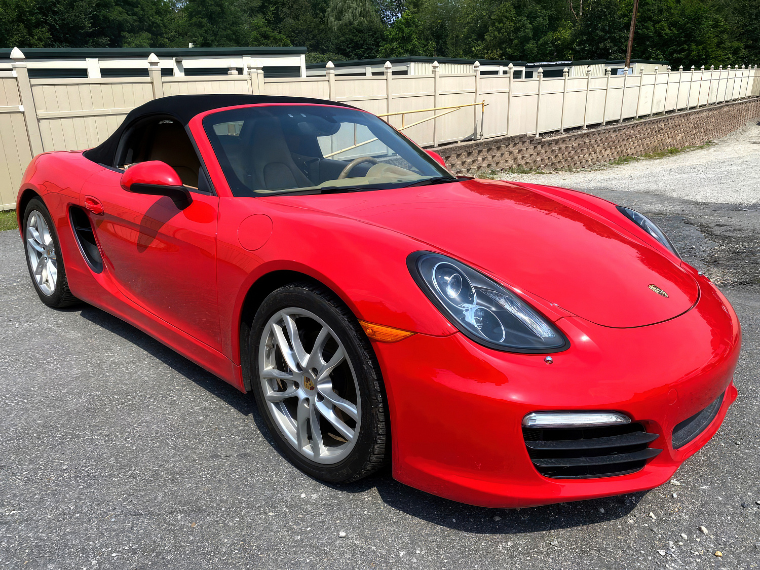 Porsche Boxster S 718 Красный