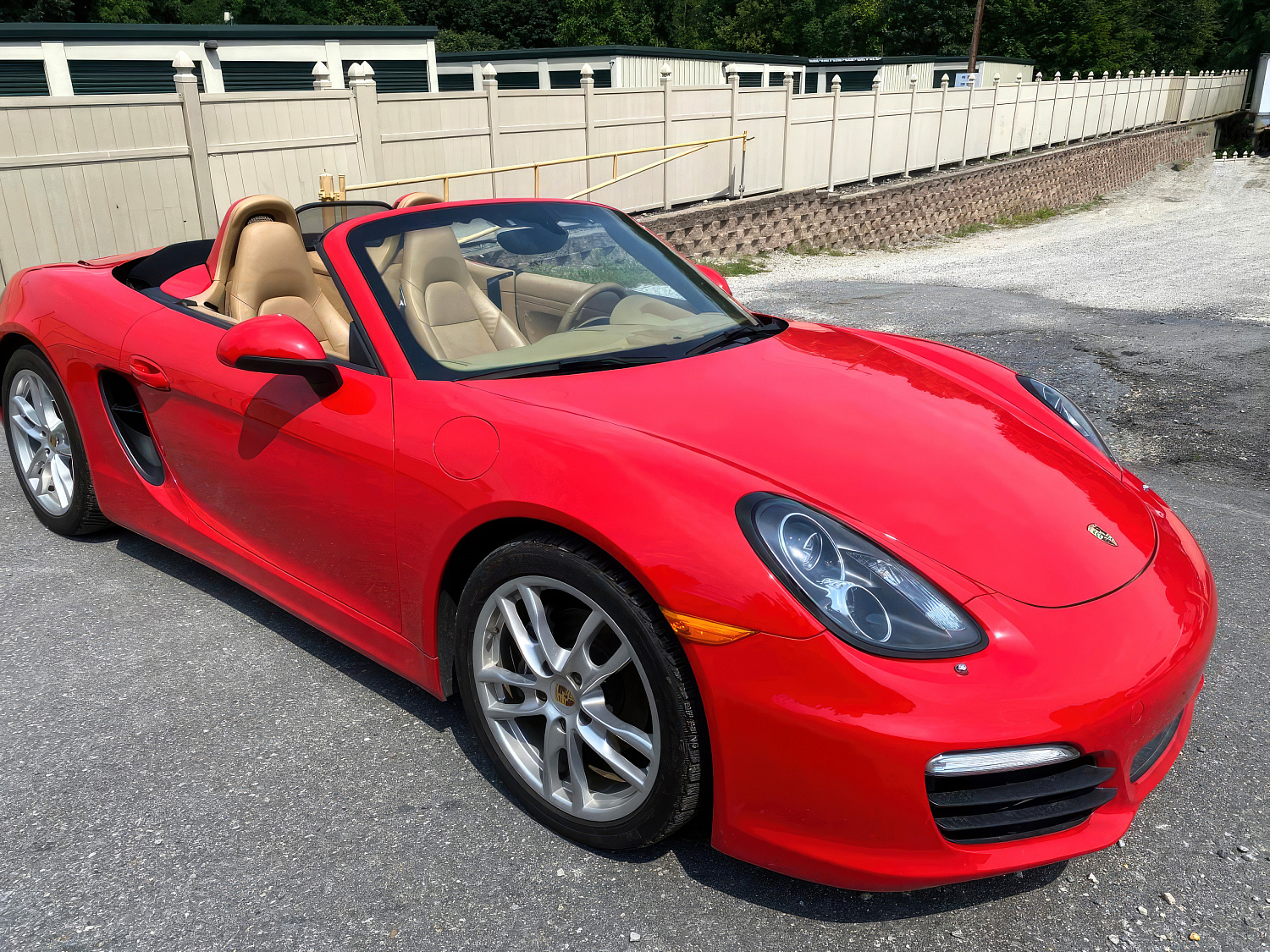 Porsche Boxster S 718 Красный