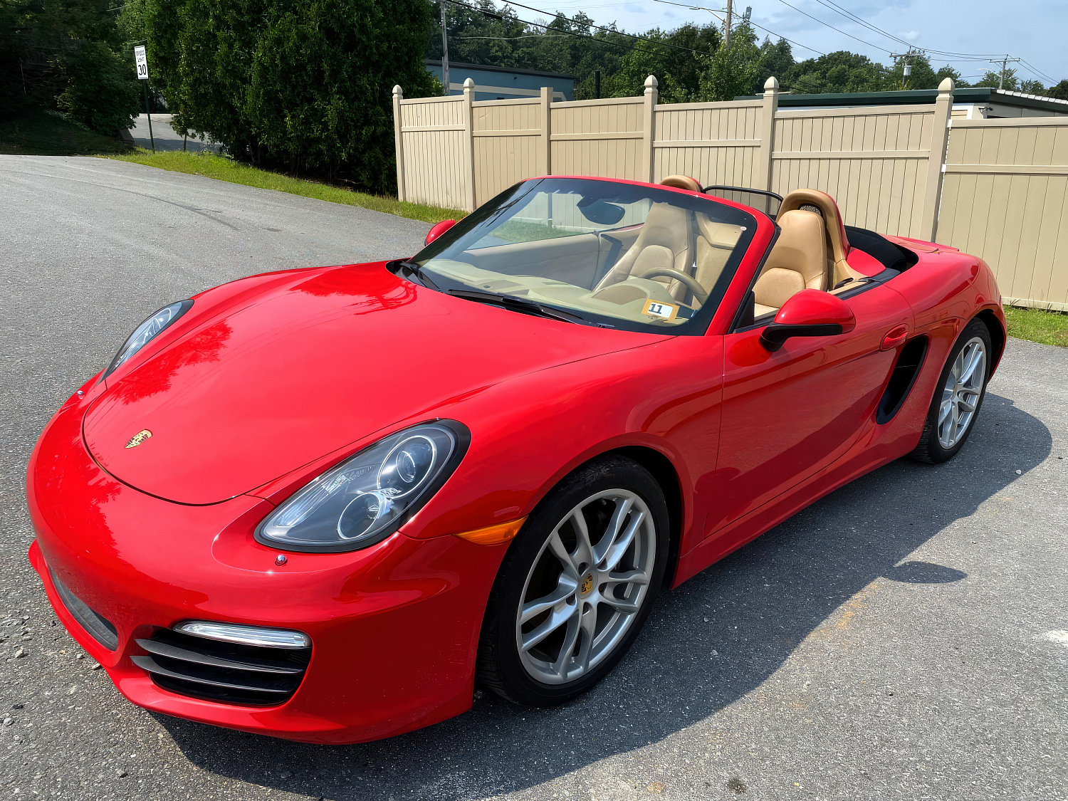 Porsche Boxster S 718 Красный